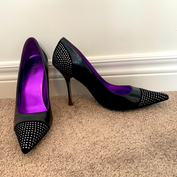 Guess Shoes - GUESS Black Studded Pumps Shoes